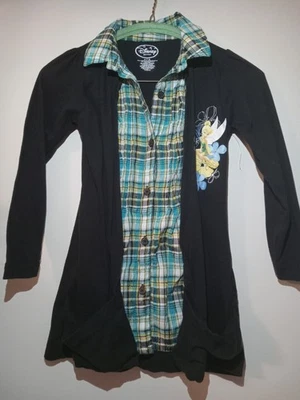 Disney Fairies Girls Shirt M (7-8)   TINK - Image 1 of 4