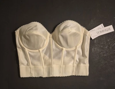 Dominique Noemi 无肩带长款阳台象牙白新娘文胸 - 36C 码 — 第 1/4 张图片