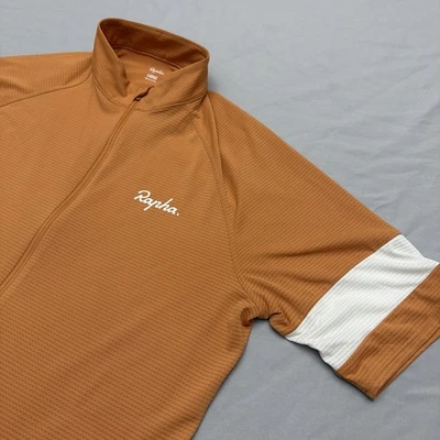 Rapha Core Lightweight Island Classic Short Sleeve Jersey Orange Men Large Mint - Image 1 of 4