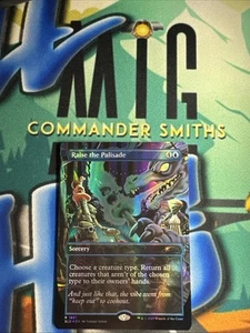Raise the Palisade โจ Borderless Double ๐ Rainbow FOIL โจ MTG Secret Lair (1897) - Picture 1 of 2
