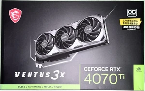MSI Ventus 3X NVIDIA RTX 4070 Ti BOX ONLY - Picture 1 of 5
