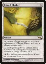 Jinxed Choker Mirrodin PLD Artifact Rare MAGIC THE GATHERING CARD ABUGames