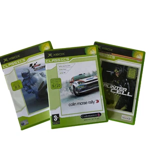 Xbox Game Bundle x3 MotoGP Colin Mcrae Rally 3 Slinter Cell + Folletos EN CAJA - Imagen 1 de 7