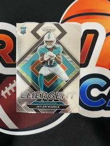 Jaylen Waddle 2021 Panini Prizm RC Rookie Emergent #E-8 DOLPHINS - Bild 1 von 2