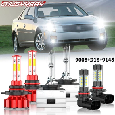 Para PARA Cadillac CTS 2003-2007 6x LED/HID Faros Antiniebla Bombillas Kit Foto 1 de 4