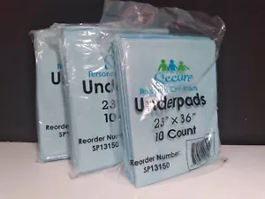 New Secure Personal Care SP13150 Underpads 3packs 30 Count Or Use For Dog Pads - Picture 1 of 3