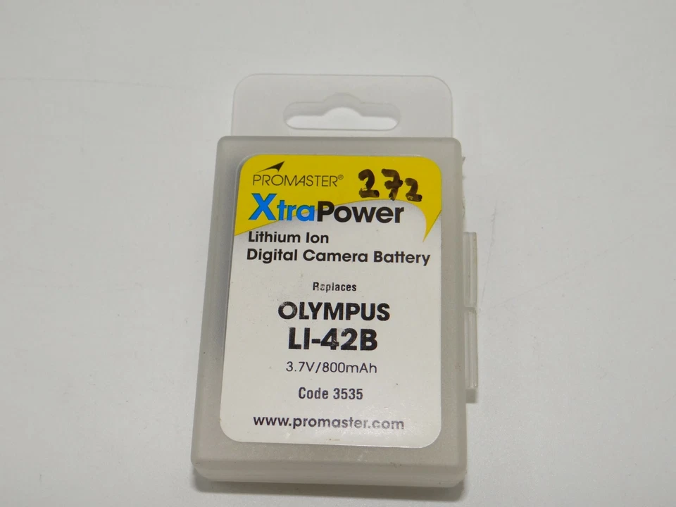PROMASTER #3535 литий-ионный литий-ионный сменный аккумулятор для Olympus LI-42B - Изображение 1 из 3
