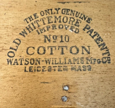 Vintage Cotton Whittemore Cotton Carding Combs Brushes L.S. Watson Co. - Image 1 of 3