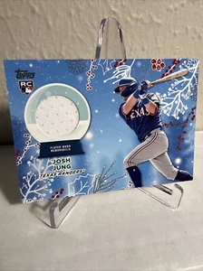2023 Topps Holiday - Relics #RC-JJ Josh Jung (MEM, RC) - Picture 1 of 2
