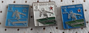 Table Tennis Club STK DRAVA NARD 5 Years Croatia ex Yugoslavia Vintage Pins - Picture 1 of 1