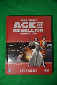 Fantasy Flight Games Star Wars Age of Rebellion RPG Core Rulebook - Foto 1 di 3
