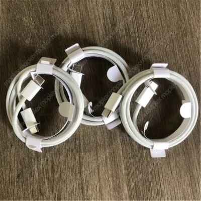 3Pack 60W USB C to C Cable Fast Charge PD Nylon Cord 3/6FT for iPhone15 Samsung - Image 1 of 4