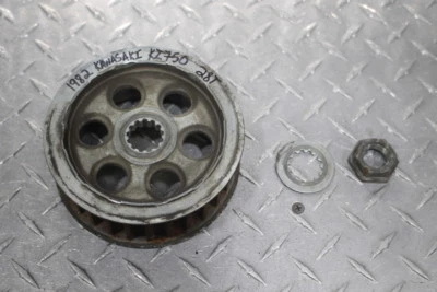 Kawasaki 750 CSR KZ750M 1982 polea delantera 28T dientes--daños menores y óxido superficial Foto 1 de 4