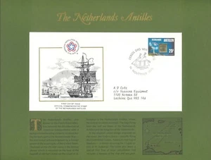 SAVOYSTAMPS USA 1976 BICENTENNIAL COMMEMORATIVE FDC THE NETHERLANDS ANTILLES - Picture 1 of 2