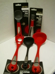 JUEGO DE 5 UTENSILIOS DE SILICONA KITCHEN CRAFT METRO - Imagen 1 de 7