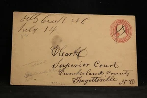North Carolina: Sill's Creek 1850s 3c Entire Cover, Ms, DPO Pender Co - Picture 1 of 2