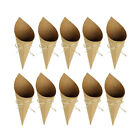 50 Kraft Paper Cones for Wedding Confetti, Bouquets, Candy & Gifts