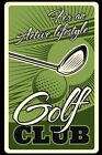 Poster Manifesto Locandina Pubblicità Vintage Golf Club California Los Angeles