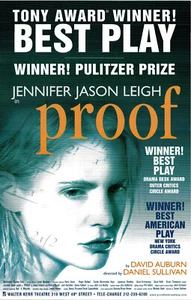PROOF~2002 Broadway Poster~ Patrick Tovatt ~Josh Hamilton~ Jennifer Jason Leigh - Picture 1 of 1