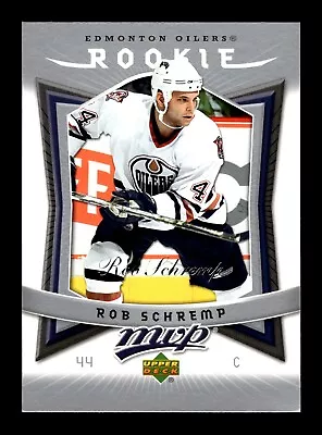 5-01-04 PWE .  2007-08 upper deck mvp #338 rob schremp rc rookie - Image 1 of 2
