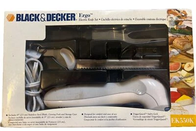 Новый в коробке Black & Decker Ergo электрический нож набор EK550K новый в коробке. Бесплатная доставка! - Изображение 1 из 4