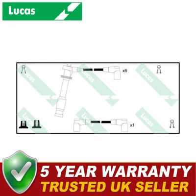 Lucas HT Ignition Leads Fits Porsche 911 1992-1997 3.6 3.7 LUC5258SJ - image 1 of 2