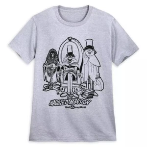 Camiseta Disney BÓVEDA Mansión Embrujada Gris Autoestopista Fantasma XL 50 Aniversario - Imagen 1 de 1