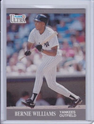 Bernie Williams 1991 Ultra Update Baseball Card U44 Grade Mint - Image 1 of 2