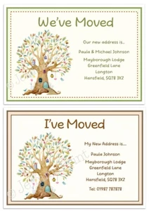 Personalised Change of Address cards moving house I've We've new home x10 J557 - Picture 1 of 5