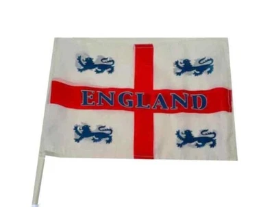 England Car Flag Window Wholesale Football Supporter Its Coming Home White Pk100 - Image 1 of 3