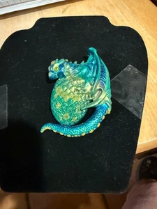 KIRKS FOLLY Dragon Protector Pin PENDANT~ GOLD TONE HUGE 3 .5" X 2.5 - Picture 1 of 3