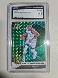 2020 mosaic green Giannis Antetokounmpo cgc 10  - Picture 1 of 2