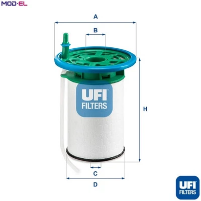 FUEL FILTER 26.053.00 FOR PEUGEOT MANAGER/Platform/Chassis/Van/Bus BOXER 2.0L - Image 1 of 4
