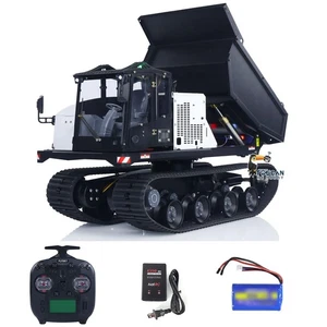 Metal 1/14 RC Hydraulic Crawler Dumper T14R Tracked Tipper RTR Vehicle ST8 Radio - Picture 1 of 12