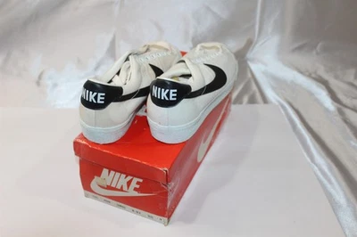 Shoes Bruin Canvas White / Black Size 8 w/ Original Box Vintage Collectible Nike - Image 1 of 4