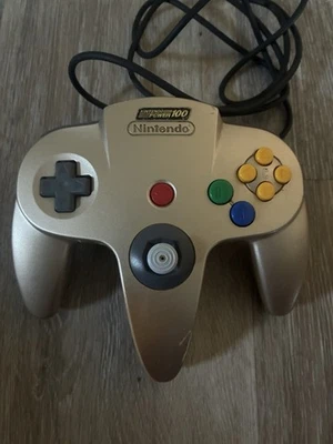 Nintendo 64 Gold NINTENDO POWER 100 Controller N64 Authentic Rare  - Image 1 of 4