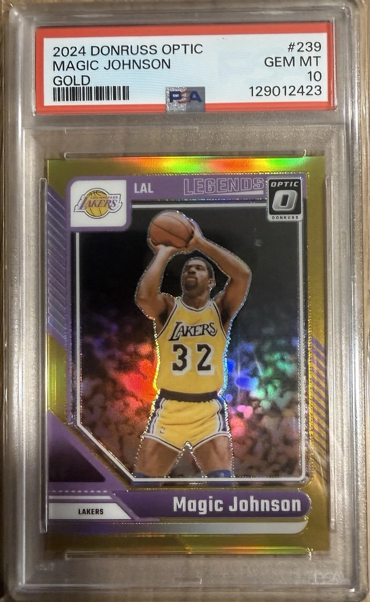 Panini Magic Johnson Basketball Sports Trading Card Singles for