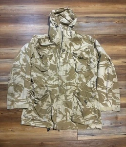 NATO British UK Desert Smock Slant Pocket Poplin Military Camo Jacket Large - Bild 1 von 8