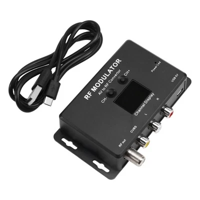 M60 -Modulator AV-zu--Konverter UHF-Modulator -Signalkonverter L2V78646 - Bild 1 von 4