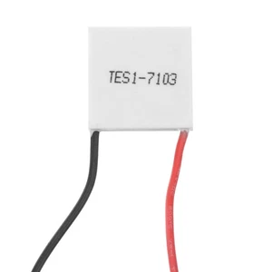 TES1-7103 Semiconductor Refrigeration Tablets 8.4V 3A 13.5W Heatsink 23x23mm - Zdjęcie 1 z 4