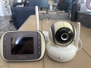 Motorola Baby Camera MBP36SBU y MBP38SPU Monitor con Cables de Alimentación Probado - Imagen 1 de 7