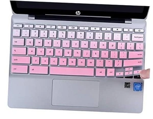 Keyboard Cover for HP 11.6 inch Chromebook, HP Chromebook x360 11.6, Ombre Pink - Afbeelding 1 van 7