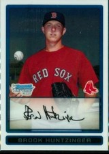 2009 Baseball Card Bowman Chrome Prospects BCP184 BROCK HUNTZINGER Red Sox