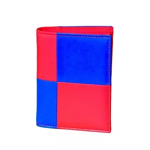 COMME DES GARCONS-Color Block Bi-Fold Wallet - Picture 1 of 4