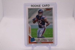 David Montgomery RC 2019 Donruss Rated Rookie #311 Canvas Parallel