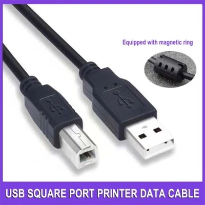 Printer Cable 3.3FT - 33FT USB 2.0 A Male to B Male Cord for HP Epson Canon Dell - Image 1 of 4