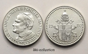 Papal Medal, VATICAN. John Paul II. 1980. Silver 925. - Picture 1 of 1