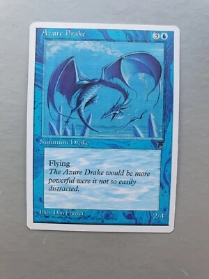 Azure Drake , MTG Chronicles (1995), Uncommon Blue Creature NM - Image 1 of 2