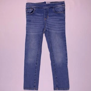 Old Navy Jeans Girls Sz 5 Blue Skinny Pull-On Adjustable Waist-(21.5 x 17) ps-oh - Picture 1 of 8