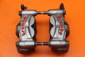 12-14 DUCATI 1199 PANIGALE BREMBO RIGHT LEFT FRONT BRAKE CALIPER SET CALIPERS - Picture 1 of 16